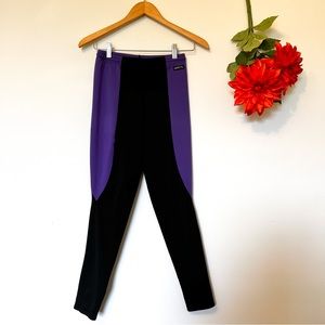 kerrits | purple and black riding leggings medium